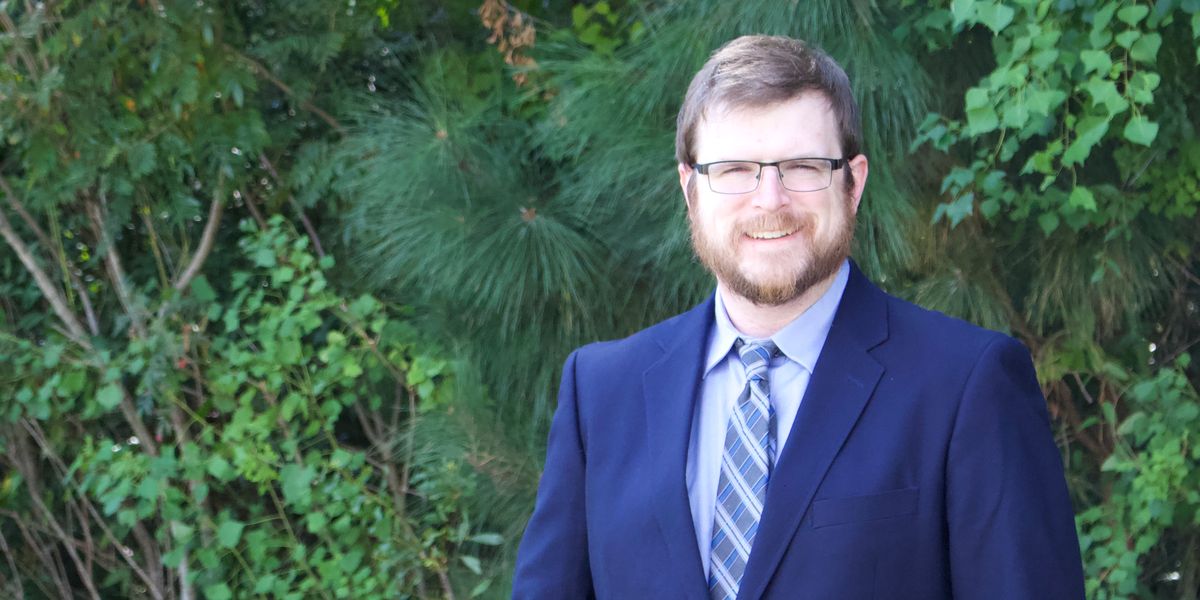 Samuel Price among the pines